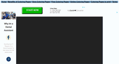 Desktop Screenshot of coloringpagesdirect.com
